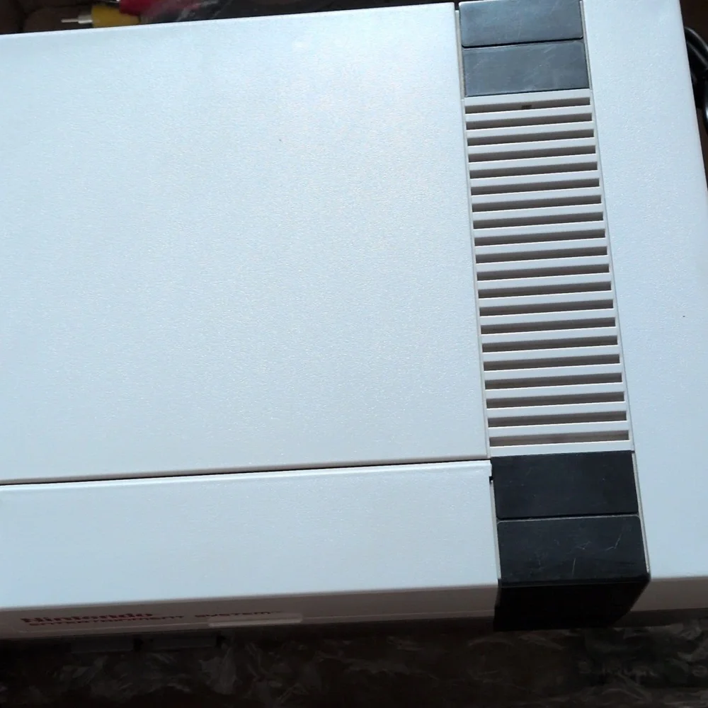 Nintendo Entertainment System in Gray and Black